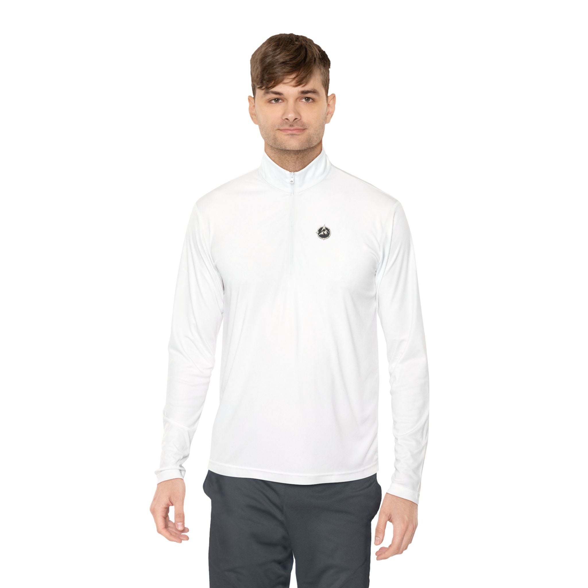Minimal Quarter-Zip Pullover